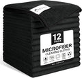 Microfiber Cleaning Cloth, 12 Pack Lint-Free and Highly Absorbent Rags by Unknown