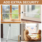 Sliding Glass Door Security Bar, Patio Door Barricade Security Bar, Apartment - Image 4