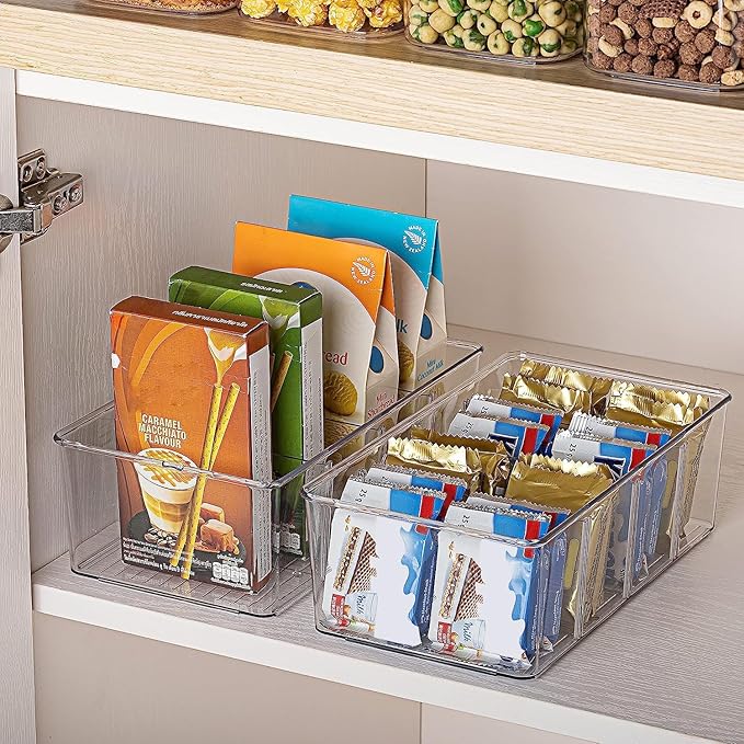 Vtopmart 10 Pack Food Storage Organizer Bins, Cabinet Organization and Storage - Image 7