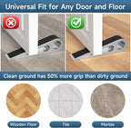 4 Pcs Heavy Duty Door Stopper for Bottom of Door, Aluminum & Rubber Door Stop - Image 4