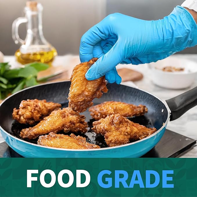 Vinyl Disposable Exam Gloves, 4Mil Powder-Free Latex-Free Food Grade Cooking - Image 5
