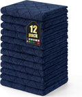 Homaxy 12 Pack Dish Towels for Kitchen, Super Soft and Absorbent Coral Velvet by Homaxy