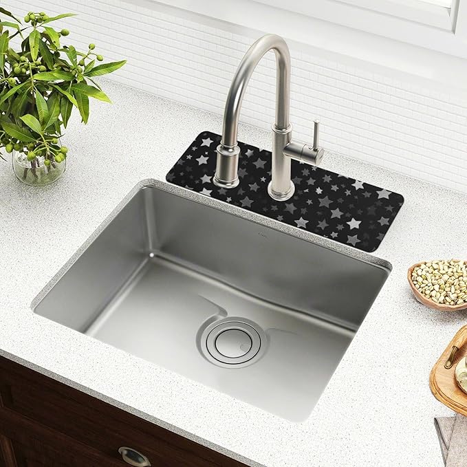 Kitchen Sink Splash Guard 1 PC 30 Inch Sink Faucet Mat Splash Guard - Image 6