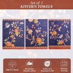Maison d' Hermine Kitchen Towels Set of 3 100% Cotton 20" x 27.5" Reusable - Image 2