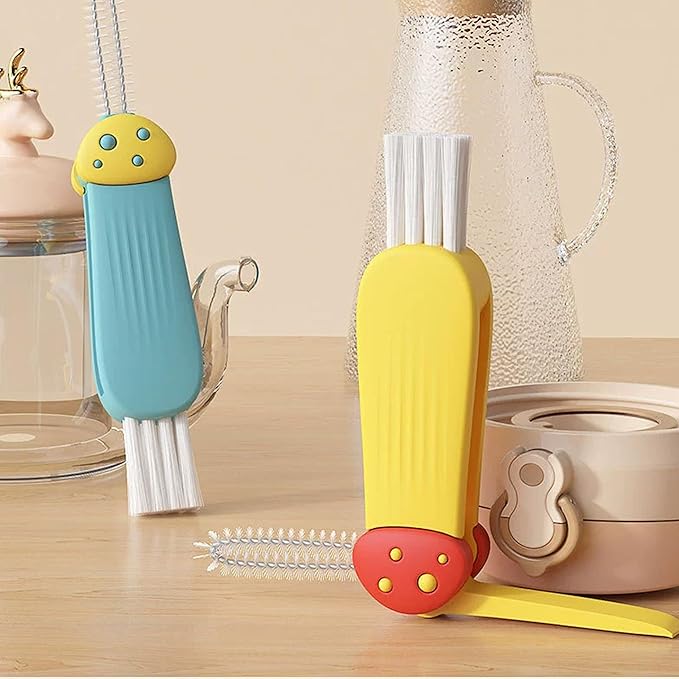 3 in 1 Cup Lid Gap Cleaning Brush Multifunctional Bottle Cleaning Brush - Image 6