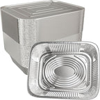 Aluminum Pans With Lids 9x13 Aluminum Foil Pans Trays With Lids - Image 2