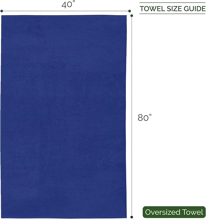 Elegant Comfort Three Line Popcorn Extra Large Luxury Bath Towel - Image 4