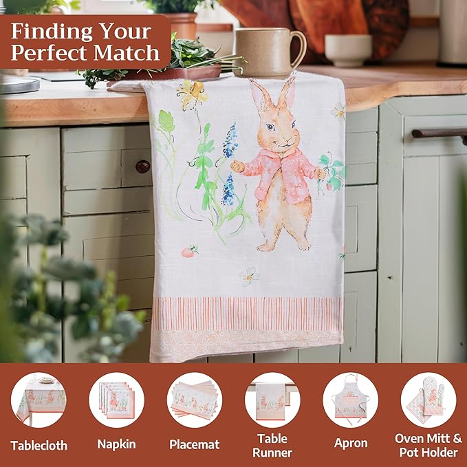 Maison d' Hermine Kitchen Towels Set of 3 100% Cotton 27.50" x 20" Reusable - Image 4