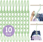 Wonder Hanger Max 10-Pack Space Saving Hangers, Reinforced Hooks Swivels 360° - Image 6