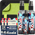 Koala Eyeglass Lens Cleaner Spray Kit | 8oz + 2oz Glasses Cleaner Bottle + by KoalaLifestyle