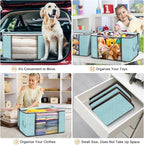 Budding Joy 90 L Large Storage Bags, 6 Pack Clothes Storage Bins Foldable - Image 5