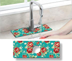 Kitchen Sink Splash Guard Faucet Mat Super Absorbent Fast Drying Mat Sink - Image 6