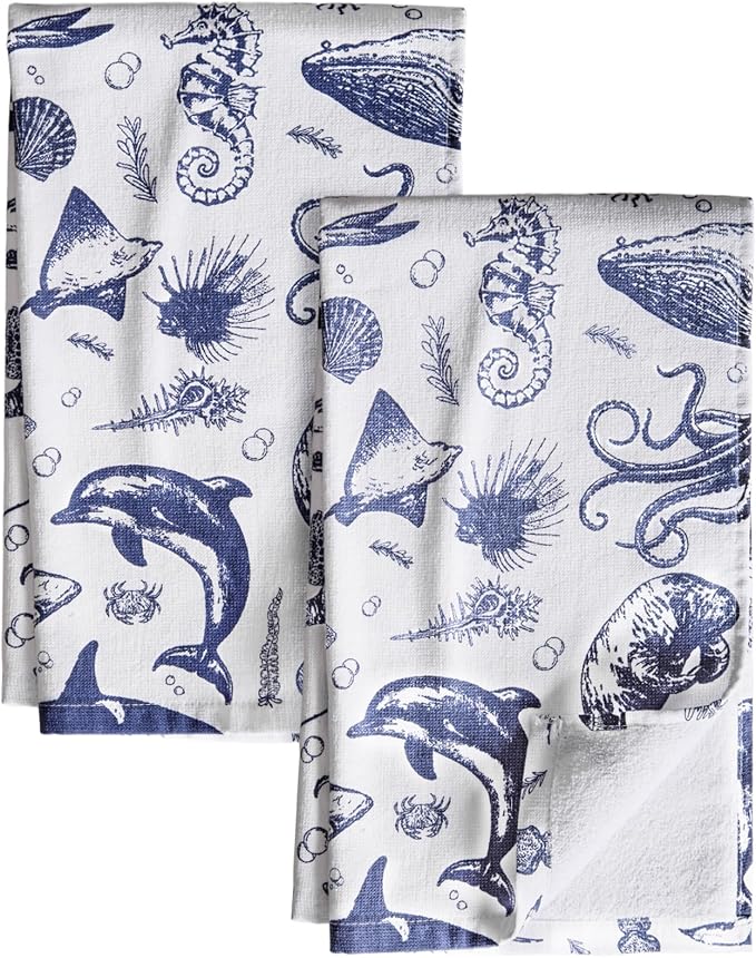 Cotton Kitchen Towels Set of 2 by MissAdola
