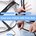 Garment Bag Covers Lightweight White PEVA Breathable Bags - Image 3