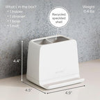 YouCopia The Ledge Toothbrush Holder, Bathroom Vanity Counter Organizer - Image 7