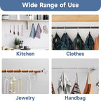 Titanker Shower Curtain Hooks Rings, Rust Resistant Metal Double Glide Shower - Image 4