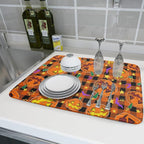 Giwawa Halloween Dish Drying Mat, Large Absorbent Fast Drying Dish Drying Pad - Image 6