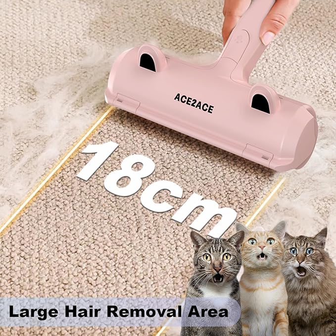 ACE2ACE Pet Hair Removal Tool, Lint Roller Brush - Image 3