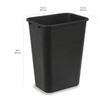 Amazon Basics Rectangular Commercial Office Wastebasket, Space-Saving, 10 Gallon - Image 6