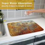 Brown Rust Colorful Metal Rusty Steel Iron Dish Drying Pad 18 x 24 Inch - Image 7