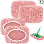 4 Pack Reusable Mop Pads Compatible by Nicemiya