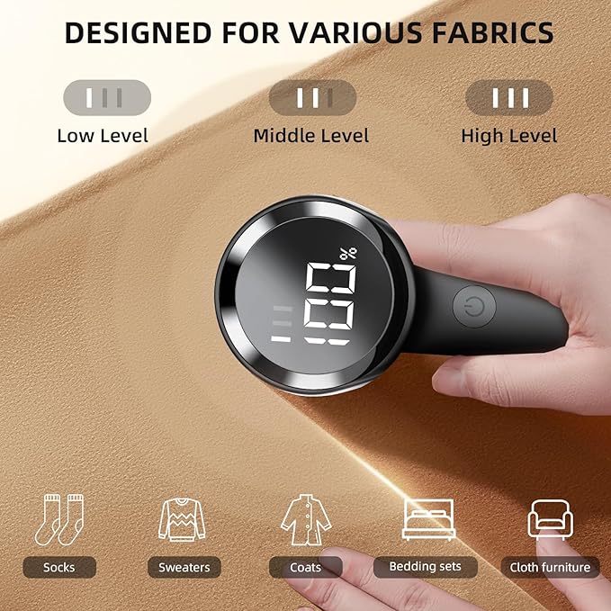 Fabric Shaver, Electric Lint Remover, Rechargeable Lint Shaver, Household - Image 5