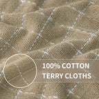 Homaxy 100% Cotton Terry Kitchen Dish Cloths, Ultra Soft and Absorbent Dish - Image 2