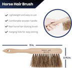 Professional Horse Hair Dust Foxtail Brush, 9 Inches - Image 4