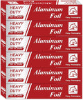 6 Count Heavy Duty Aluminum Foil Roll by PonyPackaging