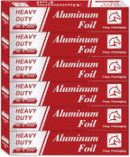 6 Count Heavy Duty Aluminum Foil Roll by PonyPackaging