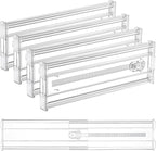 Vtopmart 4 Pack 4" Regular Upgrade Drawer Dividers by Vtopmart