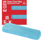 E-Cloth 4-Pack Deep Clean Mop Head, Microfiber Mop Replacement Head, Perfect by E-Cloth