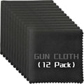 12 Pack Microfiber Gun Cleaning Cloth, Reusable Microsuede Cleaning/Polishing by Miaozhun