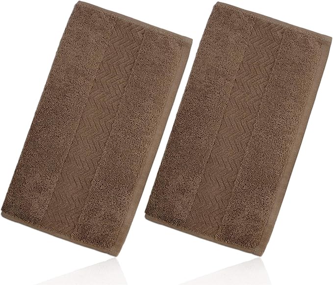 Cleanbear Bathroom Hand Towels, 100% Cotton Face Towels, 13 x 28 Inches - Image 7