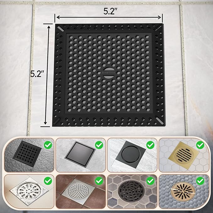 Not Moving Shower Drain Hair Catcher, Effective Hair Catcher Shower Drain - Image 6