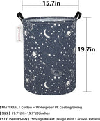 QUEENLALA Large Storage Basket, Laundry Hamper/Bathroom/Home Decor/Collapsible - Image 2