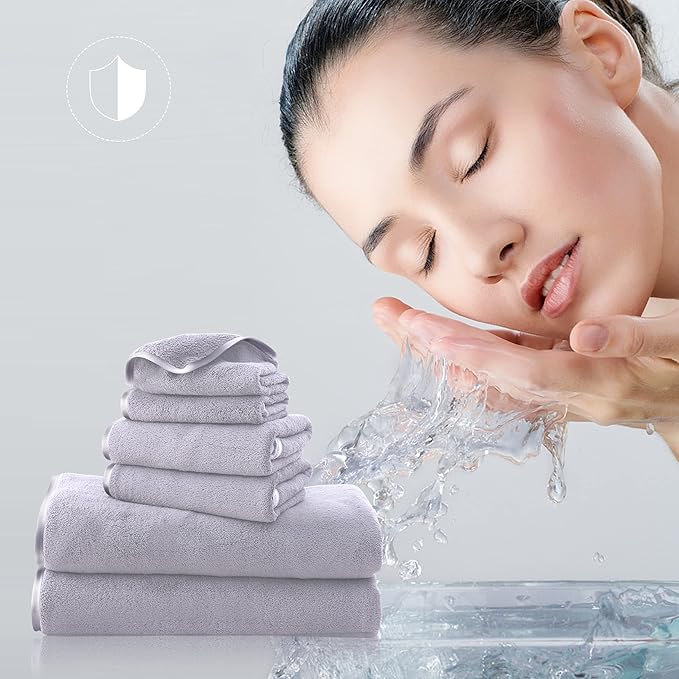 TENSTARS Luxury Silk Hemming Towel Set - Image 4