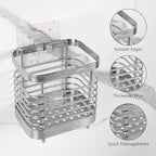 Wall Mount Toothbrush Holder for Bathroom, Stainless Steel Rustproof Toothbrush - Image 4