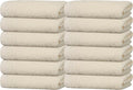 Tens Towels Pack of 12 Washcloths, 12 x 12 Inches, Lighter Weight, Quick to Dry by TensTowels
