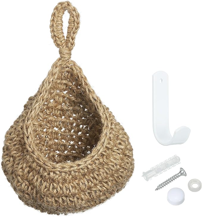 PATIKIL Hanging Fruit Baskets for Kitchen, Medium Size Teardrop Home Decor by PATIKIL