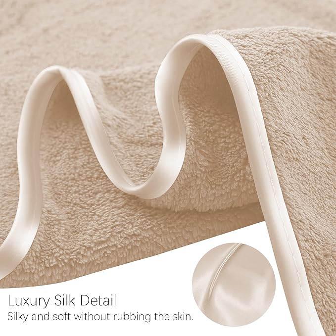 TENSTARS Silk Hemming Bath Towels - Image 6