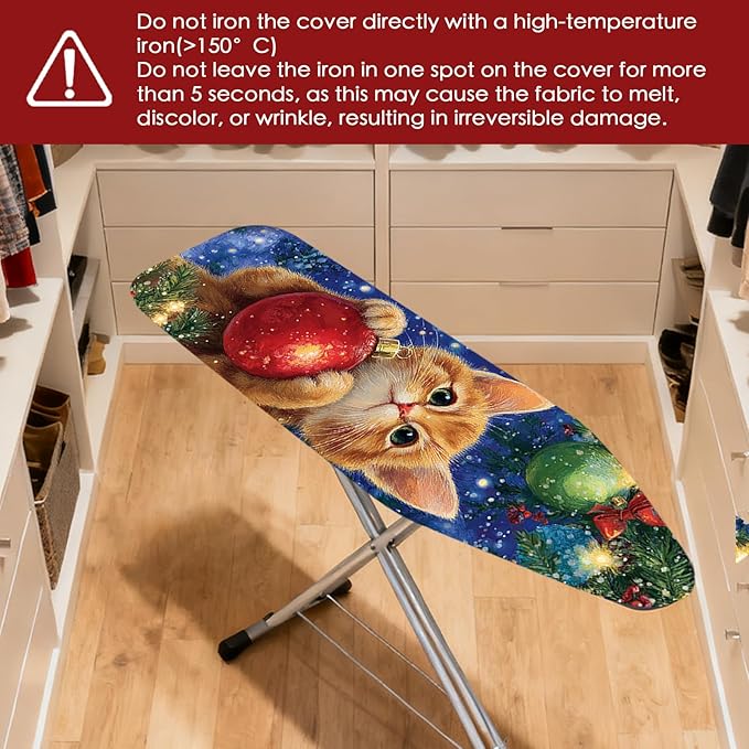 Nuxovilar Ironing Board Covers Winter Kitten - Image 4