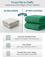 Casa Platino 100% Mercerized Cotton Bathroom Towel Set - Image 3