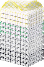 Kitinjoy Cotton 12 Pack Terry Kitchen Dish Cloths, 12 x 12 Inches Super Soft by Kitinjoy