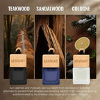 Aeshory Car Air Freshener Hanging 3 Pack – Wood Car Freshener - Image 2