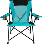 Kijaro Dual Lock Portable Camping Chair - Versatile Folding Sports and Outdoor Chair for Lawn - Locks Position - Ionian Turquoise - Image 4