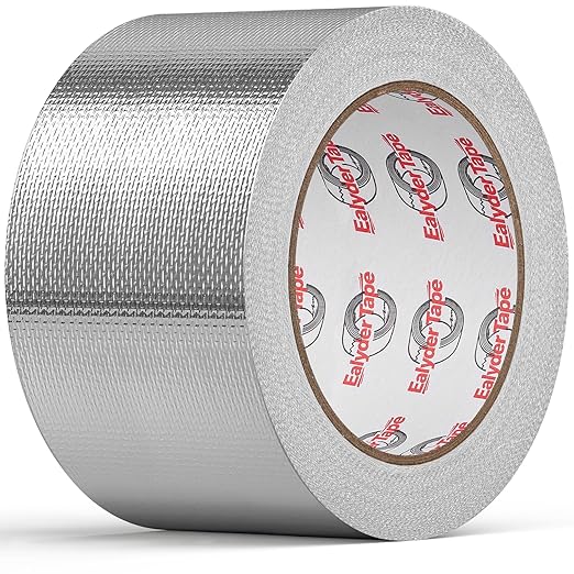 3in x 82ft Adhesive Aluminum Foil Heat Shield Tape, Fiberglass Thermal by Unknown