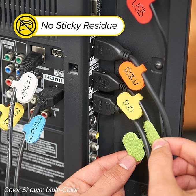 Cable Labels by Wrap-It Storage, Wire Labels, Cable Tags and Wire Tags - Image 5