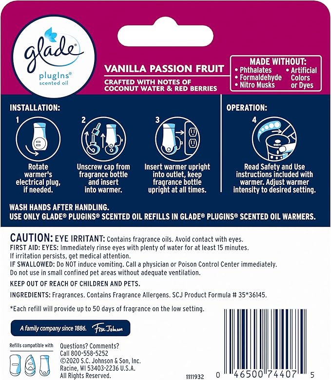 Glade PlugIns Refills Air Freshener, Scented and Essential Oils - Image 2