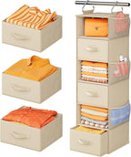 Pipishell 6-Shelf Hanging Closet Organizer, by Pipishell